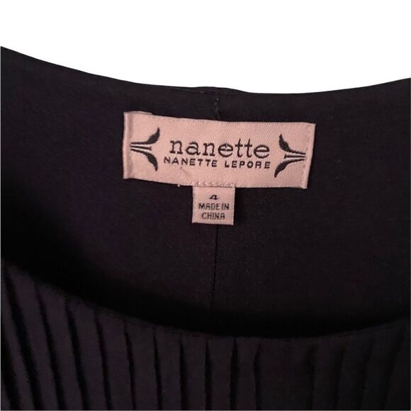 NWT Nanette Lepore Front Pleated Sleeveless Maxi Dress in Size 4 - Picture 6 of 8